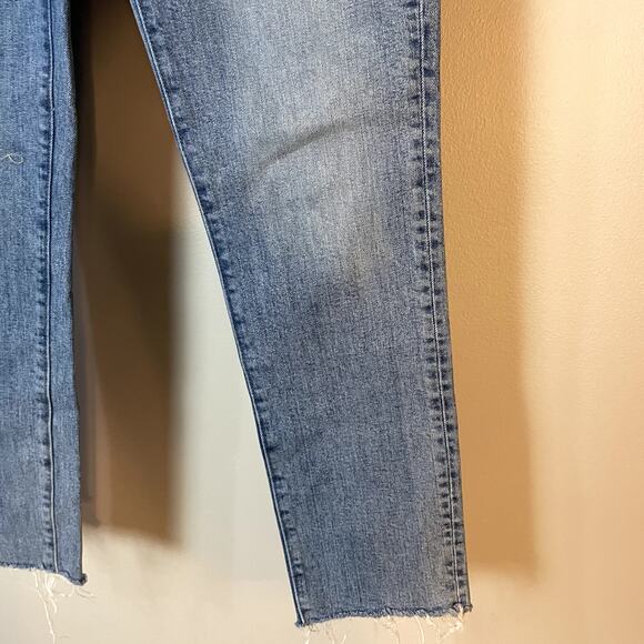 Madewell Tomboy Straight Jeans in Wright Wash Light Blue Denim Loose Fit Size 24 - Picture 7 of 16
